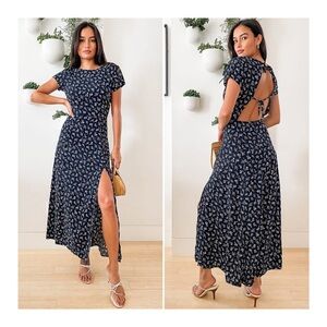 light purple floral maxi dress Floral Beauty Maxi Dress